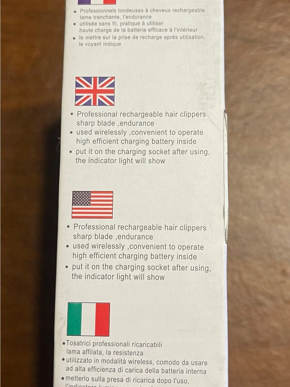 Oneisall Professional Pet Electric Clipper - White Box